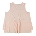thumbnail image 2 of Alfani Womens Knit-Texture Layered Sleeveless Blouse Top, ltorange, Plus Size, 3X, 2 of 2