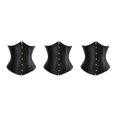 thumbnail image 1 of maskred Corset à Lacets pour Femme et Confortable Noir S 3Set, 1 of 6