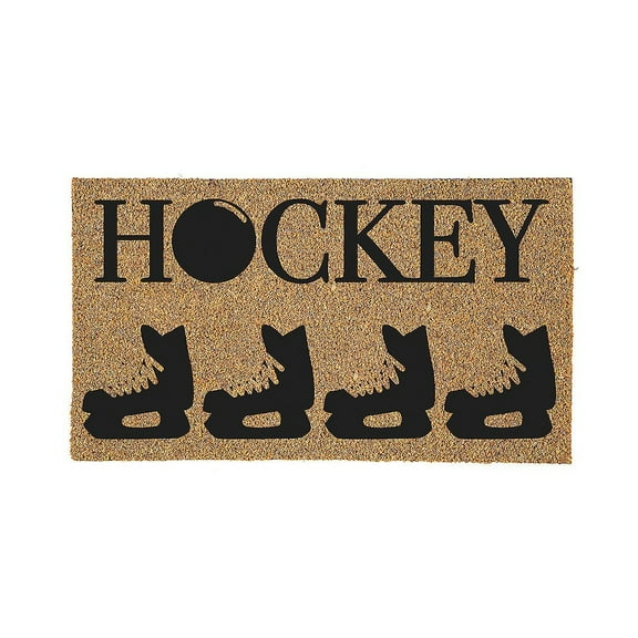 Coir Mat, Hockey, 16" x 28"