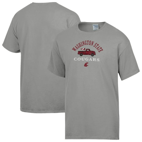 Men's ComfortWash Gray Washington State Cougars Truck T-Shirt