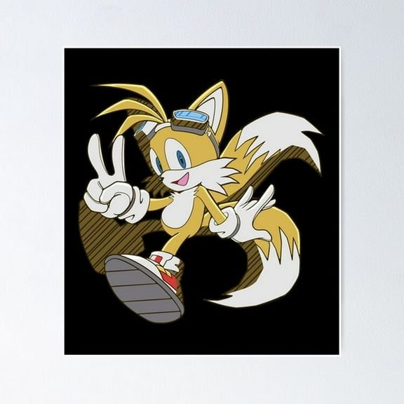 Kna Prints - Poster Tails Sonic The Hedgehog, UNFRAMED-8x12
