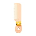 thumbnail image 2 of Colorful Mini Hair Brush with Soft Round Bristles, Gentle Scalp Massager, Portable Travel Comb for Kids, Cute Heart Handle Styling Tool, 2 of 9