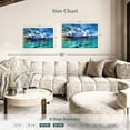thumbnail image 4 of Elephant Stock Cozumel Ocean View Wall Art - Horizontal Canvas Wall Art - Living Room Wall Decor - Beach Canvas - Blue And Turquoise Decor - 30" x 20", 4 of 8