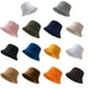 thumbnail image 4 of Qarigey Sombrero de cubo para mujer, gorra de sol plegable de Color sólido con ala ancha, lavable, para pescar al aire libre, senderismo, Protector Sombreros  NO3, 4 of 6