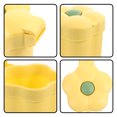 thumbnail image 3 of WHAMVOX Flower Shaped Airtight Trash Can for Storage Use in Yellow Plastic with Enough Capacity 4.5 Inches, 3 of 8