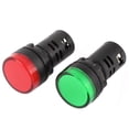 thumbnail image 1 of AC 220V Red Green Circuit LED Indicator Pilot Signal Light Lamp 2Pcs, 1 of 3