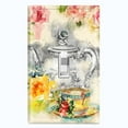 thumbnail image 1 of Metal Light Switch Plate Outlet Cover Flower Teapot ROS007, 1 of 13