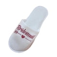 thumbnail image 3 of 4xZapatillas De Fiesta De Boda Rosa Roja Sunnimix Pantuflas de dama de honor, 3 of 8