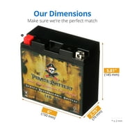 chrome battery 14b-bs agm battery