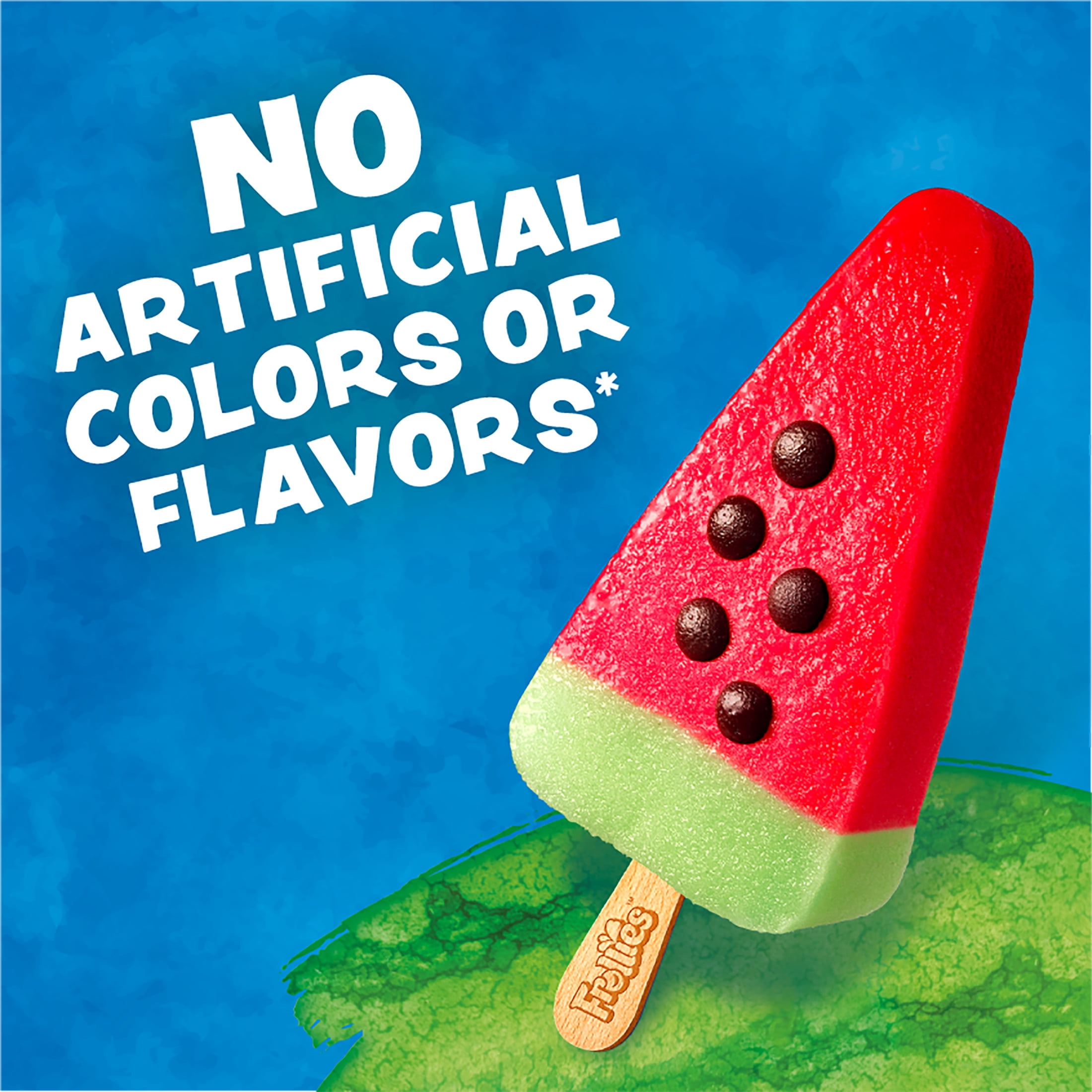 Frollies Watermelon Fruity Ice Pops, 6 Count
