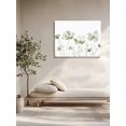 thumbnail image 5 of Sage Green Flowers Wall Art for Living Room,Canvas Picture Wall Decor for Bathroom Bedroom,Watercolor Retro White Floral Leaves Painting Artwork for Office Kitchen Hallway Dining Room Decor 20"x24", 5 of 8