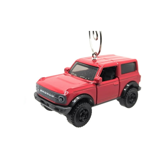 2021 Ford Bronco Red Christmas Ornament