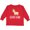 Red, variant on Goat Girl Farm Animal Girls Long Sleeve Toddler T-Shirt