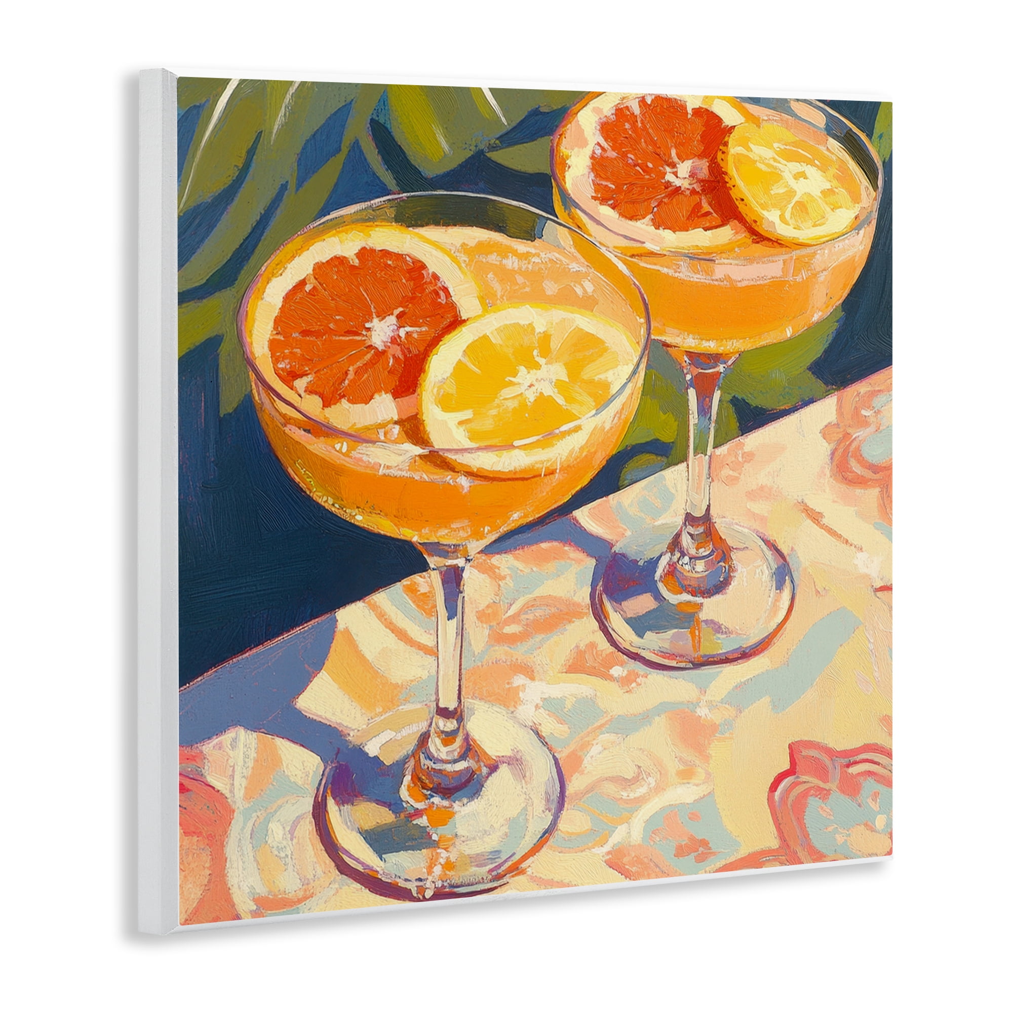 Stupell Industries Fruity Summer Cocktails Wall Plaque Art, design by Petal Prints Design