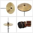 thumbnail image 3 of WEUVEB 10Pcs Drum Kit Felt Pads Assorted Color Cymbal Pads Felt Set Simple Design, 3 of 8