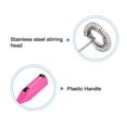 thumbnail image 4 of Uxcell Electric Tumbler Stirrer, Handheld Mini Mixer Battery Operated Stirring Mixing Pink, 2pack, 4 of 6