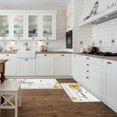 thumbnail image 2 of Kitchen Mat Rug Set of 2 Home is Where Your Honey is Bee Rustic Wood Runner Rug Anti-Fatigue Comfort Memory Foam Standing Mat Non-Slip Floor Door Mat for Bathroom 18x30in+18x60in, 2 of 6