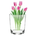 thumbnail image 2 of 11" Mouth Blown Crystal European Made Pocket Shaped Vase, 2 of 5