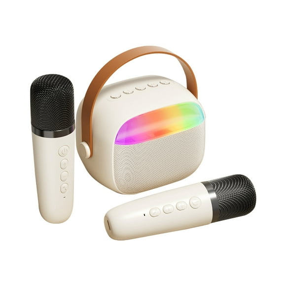 White K30 Outdoor Portable Bluetooth 5.0 Speaker with Dual Microphones, 8W Horn, 4Ω 6W Speaker, Reverb Mode, 1200mAh Rechargeable Battery, 115dB Max SPL, 100Hz-10KHz Frequency Response, ABS Material,
