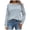 Light Blue_1, variant on Godom Womens Tops Long Sleeve Shirts Round Neck Loose Casual Blouses Stripes Tshirts