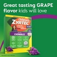 thumbnail image 6 of Children's Zyrtec 24 Hr 10 mg Allergy Chews for Ages 6+, Grape, 24 Count, 6 of 11