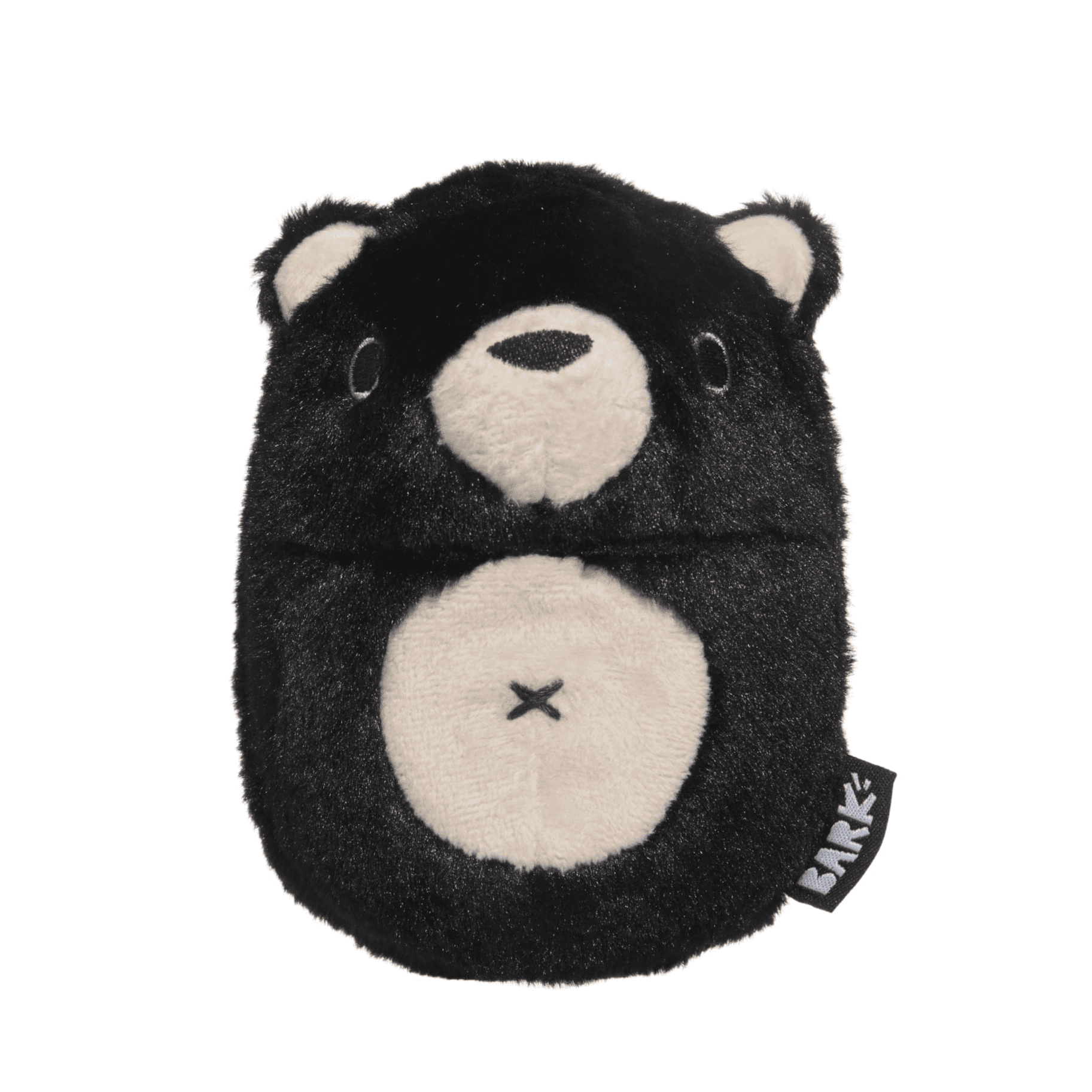 BARK Super Chewer Black Bear Bones Black Bear Rubber Dog Toy M/L