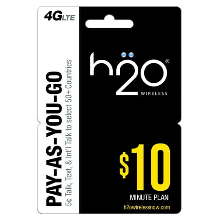 H20 Wireless Pay as You Go $10 (Email Delivery)