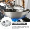 thumbnail image 4 of Toyvian 9-Inch Round Bottom Stainless Steel Cooking Pot 1 Piece Kitchen Saucepan, 4 of 6
