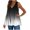 Black, variant on fatyb V Neck Tank Tops for Women Gradient Color Ruffle Shirts Flowy Sleeveless Womens Summer Blouses