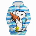 thumbnail image 4 of Sudadera con capucha con estampado de dibujos animados de Snoopy Kawaii para mujer, ropa deportiva holgada informal suave para mujer, sudadera de polar cálida para mujer 2024, 4 of 5