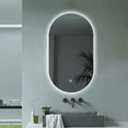 thumbnail image 1 of Espejo Inteligente Óvalo con Luz LED Perimetral y Botón Táctil - Acabado Minimalista para Baño o Recámara, 1 of 6
