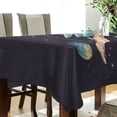 thumbnail image 5 of Yayeee Tablecloths 60" x 90" Rectangle Wrinkle Resistant Party Table Cover, Pink Record, 5 of 8