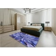 thumbnail image 4 of Ahgly Company Indoor Square Patterned Purple Mimosa Purple Area Rugs, 8' Square, 4 of 6