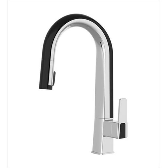 Riverstone Industries Cleanflo M 840n Wh Willow Nickel Pull Down Kitchen Faucet White