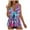 Black, variant on Plus Size Tankini Womens Tankini Bathing Suits Tropical Print American Flag Flowy Halter Tankini Swimsuits(Red,XL)