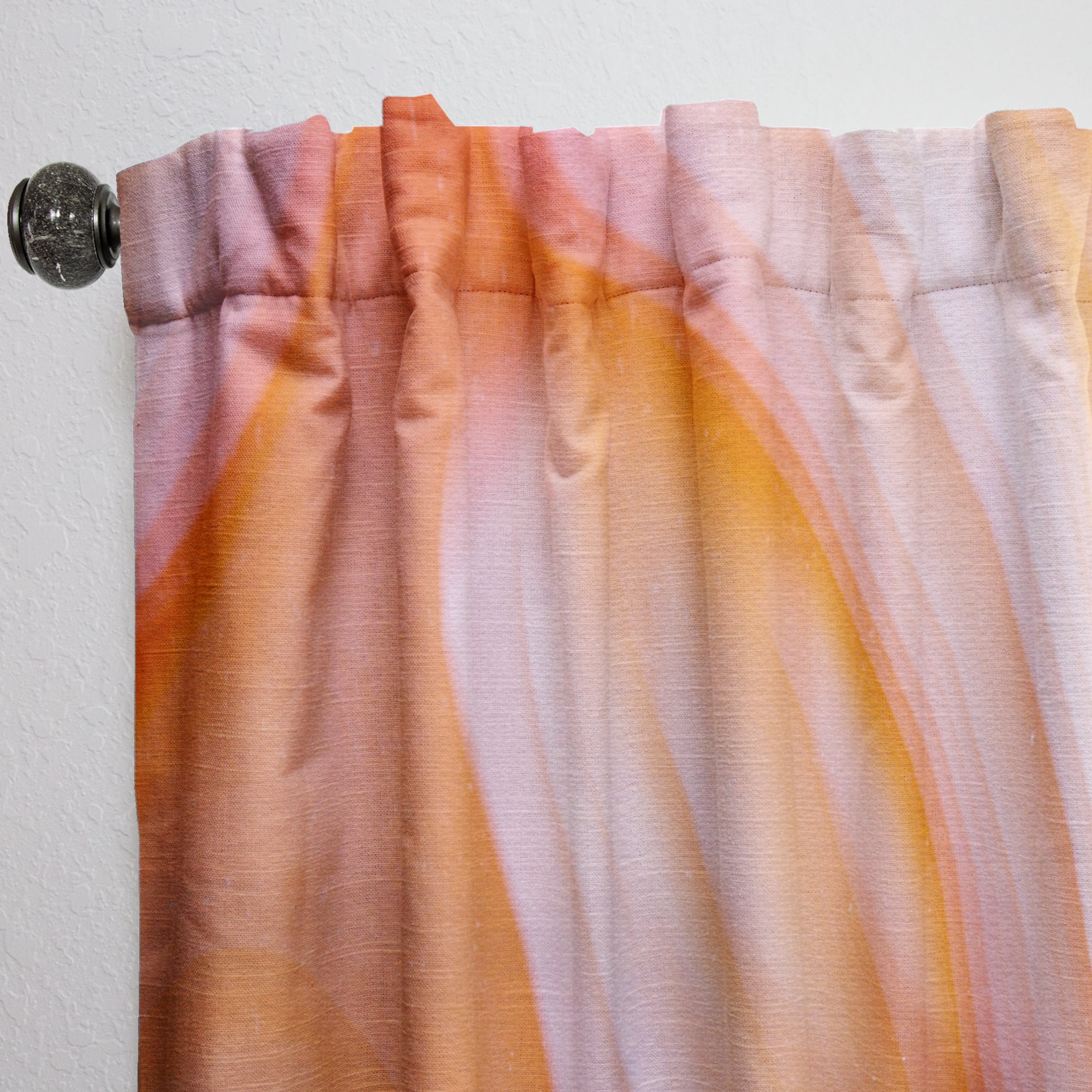 Designart 'Geode Marbled X' Mid-Century Modern Curtain Panel
