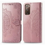 COTDINFOR Galaxy S20 FE 5G Case Leather Wallet Flip Magnetic Closure Case Samsung S20 FE 5G Phone Case with Card Slots
