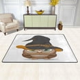 thumbnail image 2 of Dreamtimes Halloween Owl Witch Area Rug, 36"x24" Cute Animal Non-Slip Washable Indoor Door Mat, Absorbent Floor Mat for Bedroom Kitchen Entryway Bathroom, 2 of 7