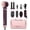 Crystal Purple, variant on PARWIN PRO BEAUTY Dual Voltage 7-in-1 Hair Dryer Brush Styler, Hot Air Multi-Styler with Flyaways & Air Straightener & 28mm Auto Wrap Curlers for Frizz-Free, No Heat Damage, Cosmic Blush