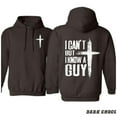 thumbnail image 2 of I Can’t But I Know a Guy Hoodie – Funny Christian Faith Hoodie with Cross Graphic – Inspirational Sweatshirt for Men & Women – Christian Gift – Holiday Sale, 2 of 6