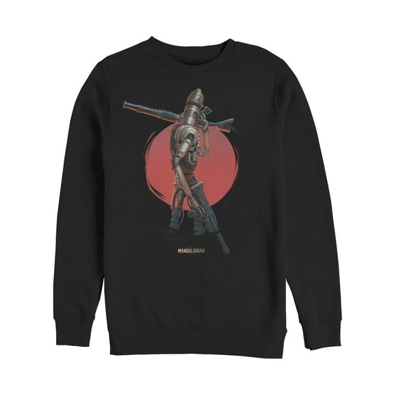 Men's Star Wars: The Mandalorian IG-11 Dusty Sunset Graphic Tee Black Small
