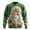 Green, variant on christmas sweater Hoodless Striped Sweatshirt For Casual And Athletic Wear Comfortable Fit For Everyday Style of christmas gifts