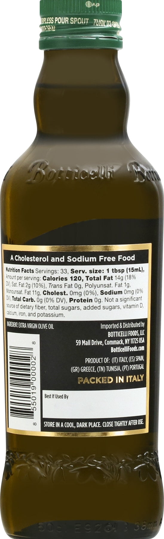 Botticelli 100% Extra Virgin Olive Oil 17 oz (Pack Of 6)