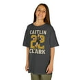 thumbnail image 3 of Caitlin Clark #22 Women basketball Kids Heavy Cotton Tee-KWBCC22070B-Dark Heather-S, 3 of 4
