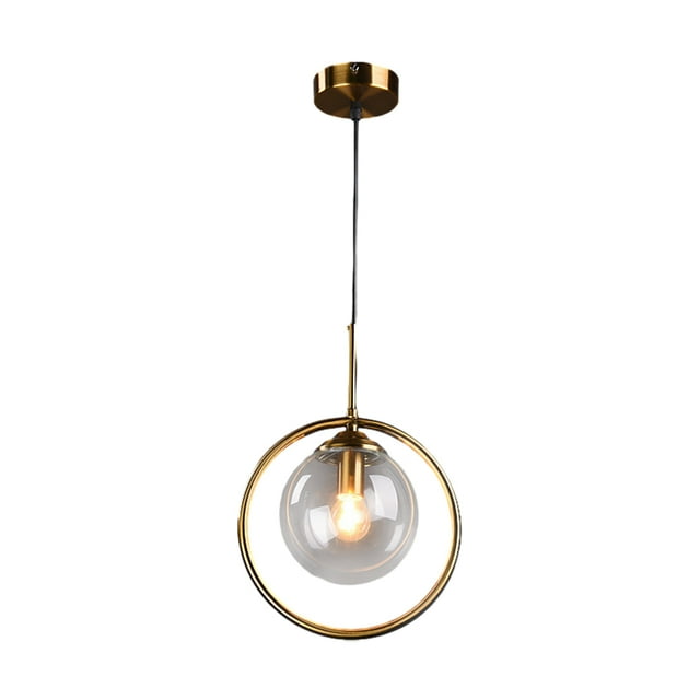Toystoory Práctica lámpara colgante - Amplia aplicación para todas las necesidades de iluminación Buenas decoraciones Lámparas colgantes Iluminación y accesorios vidrio transparente