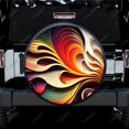 thumbnail image 1 of Dazzling Abstract Design Polyester Universal Spare Wheel Tire Cover Wheel Covers for Trailer RV SUV Truck Camper, 1 of 5