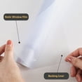 thumbnail image 2 of VELIMAX Privacy Frosted Window Film Non-Adhesive Frosted Window Cling Sticker Opaque Glass Tint for Bathroom Home Office(23.6 x 78.7 inches), 2 of 8