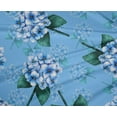 thumbnail image 4 of oneOone Polyester Spandex Medium Blue Fabric Florals Sewing Material Print Fabric By The Yard 56 Inch Wide-16A, 4 of 4