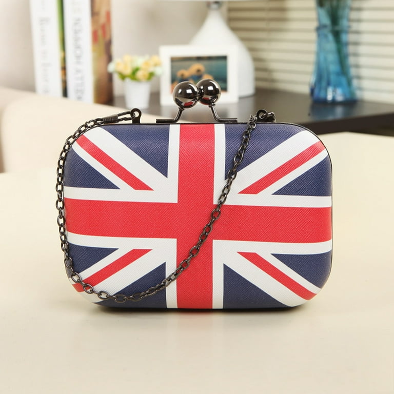 Bag Flag Chain British Evening Shoulder Party Crossbody Handbag Uk Bags Wallet Purse Cellphone Messenger