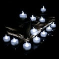 thumbnail image 2 of Tea Lights,12 Pack Flameless LED Tealight Candles，Realistic Flickering Bulb Battery Operated LED Tea Lights Candles. Ideal for Parties, Weddings, Birthdays, Festival Celebration, 2 of 5